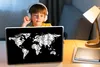 MuchoWow® Laptop Aufkleber Sticker Cover Weltkarte - Produktbild-Vorschau 3
