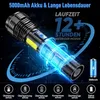 Wiederaufladbare LED -Taschenlampe, 500.000 Lumen, extrem Produktbild-Vorschau 6