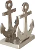 Serviettenhalter ANKER silber aus Metall Aluminium Deko Produktbild-Vorschau 1