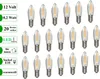 Erzgebirgslicht - AUSWAHL - 20 Stück LED Filament Topkerze Produktbild-Vorschau 2
