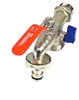 Bradas Wasserhahn 3/4 " Wandanschluss Schlauchadapter Produktbild-Vorschau 5