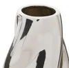 Blumenvase Silver Sky - silber - Keramik - D11 x H28 cm - Produktbild-Vorschau 2