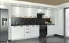 Küchenschrank stehend 2D Unterschrank 80cm Weiß Matt Produktbild-Vorschau 3