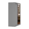 Armoire à portes coulissantes Armoire 150 cm gris/gris avec Voir les images du produit 10