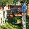 Izrielar Holzkohlegrill, Schwarz Grillstation auf Rollen Produktbild-Vorschau 7