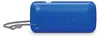 The back of a blue digital device with a wrist strap attached. Produktbild-Vorschau