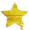 Goldene Stern Pinata für Kindergeburtstag & Party, Produktbild-Vorschau 1