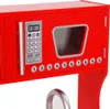 vidaXL Spielküche Kinder MDF 84x31x89 cm Rot Produktbild-Vorschau 10