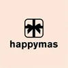 A logo with a gift box icon and the text 'happymas' below it. Produktbild-Vorschau