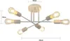 ZMH Deckenleuchte Weiß  6 Flammig Deckenlampe Vintage Produktbild-Vorschau 8