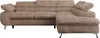 Ecksofa Sofa Braun, Wohnlandschaft L-Form mit Produktbild-Vorschau 8