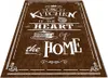 Jungengel Textilien Waschbarer Teppich Kitchen Heart Braun Produktbild-Vorschau 1