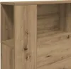 vidaXL Testata con ripiani in rovere Artisan 180x18,5x102,5 Anteprima dell’immagine prodotto 7