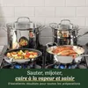 Kochgeschirr Set Cuisinart 77-11G, Edelstahl, 11-teilig, Produktbild-Vorschau 2
