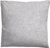 A plain gray pillowcase is shown against a white background. Produktbild-Vorschau