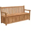 Lestix International Gartenbank Teak Massivholz B 180 H 92 Produktbild-Vorschau 3