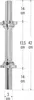 GORILLA SPORTS® Kurzhantelstange - 30mm, 42cm lang, bis Produktbild-Vorschau 5