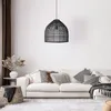 Hängelampe Korblampe Rattan Pendelleuchte Wohnzimmer Boho Produktbild-Vorschau 3