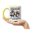Arbeit ist wie ein Banküberfall Komplizen Waschbären Tasse Produktbild-Vorschau 4