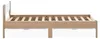 Holzbett 90x200 mit 2 Bettkästen Bett Eiche Braun Weiß Holz Náhled obrázku produktu 12