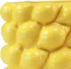 Zitronenvase Gelb Keramik Übertopf Tropisch Ø17cm H15cm Produktbild-Vorschau 2