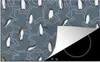 KitchenYeah© Herdabdeckplatte Muster - Winter - Pinguin , Produktbild-Vorschau 1