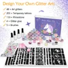 Winpok Set di tatuaggi glitterati, 48 colori, tatuaggi Anteprima dell’immagine prodotto 2