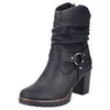 Rieker Damen Winterstiefeletten Schwarz Kunstleder Größe: Produktbild-Vorschau 26