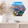 DEQORI Glasbild Echtglas 55x48 cm 'Blick über Luzern' Produktbild-Vorschau 3