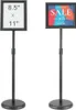Informationsständer mit Sockel 279 x 216 mm - Verstellbarer Produktbild-Vorschau 1