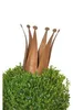 Rostikal Couronne de décoration de jardin en métal rouillé Voir les images du produit 5