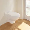 Villeroy & Boch V&B WC sedadlo HOMMAGE Závesy chróm biela Náhľad obrázku produktu 13