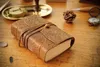 Vintage Leder Journal Antik Handgemachtes Leder Gebunden Produktbild-Vorschau 3