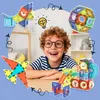 Magické magnetické bloky 120 kusov STEM ľahké magnetické Náhľad obrázku produktu 25