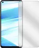 A clear screen protector is shown next to a smartphone. Produktbild-Vorschau