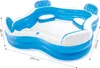 Aufblasbarer Gartenpool mit Sitzplätzen 229x229cm Intex Produktbild-Vorschau 8