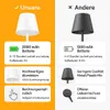 Comparison of two table lamps, highlighting features of 'Our' lamp versus 'Others'. Náhled obrázku produktu