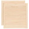 vidaXL Portes à lamelles 2 pcs. Pin massif 61,5x59,4 cm Voir les images du produit 1