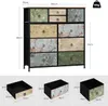 WOLTU Kommode mit 10 Schubladen aus Stoff, Sideboard, Produktbild-Vorschau 3