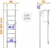 Sprossenwand für Kinder Indoor Klettergerüst aus Metall mit Produktbild-Vorschau 6