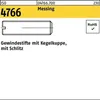 Reyher  Gew.stifte mit Schlitz ISO 4766 Messing M 6 x 8 Ms Produktbild-Vorschau 1