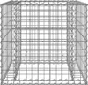 vidaXL Koš na gabion stříbrný 70x70x65 cm pozinkované Náhled obrázku produktu 3