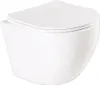 Wand-WC Set Aliki Tiefspüler ohne Spülrand kurz weiß Produktbild-Vorschau 1