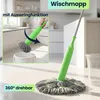 Wischmopp mit Auswringfunktion & Ersatzwischkopf – 360° Produktbild-Vorschau 2
