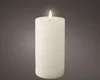 Lumineo LED Wachskerze White weiß Ø 7 cm Höhe 15 cm Produktbild-Vorschau 5