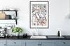 MuchoWow® MuchoWow® Gerahmtes Poster Wasserfarben - Tiere - Produktbild-Vorschau 4