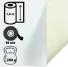 Leinwand Rolle 1,60 x 10 m – Phoenix Baumwolle 280g/m² Weiß Produktbild-Vorschau 2