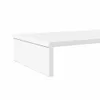 vidaXL Podstawa pod monitor biała 100x27x10 cm Materiał Podgląd zdjęcia produktu 6