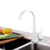 Spültischarmatur Küche weiß schwenkbar | Wasserhahn Produktbild-Vorschau 2