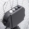 Close-up of the control panel and grill of a fan. Produktbild-Vorschau